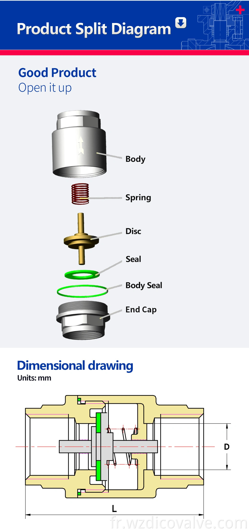 Vertical CHECK VALVE